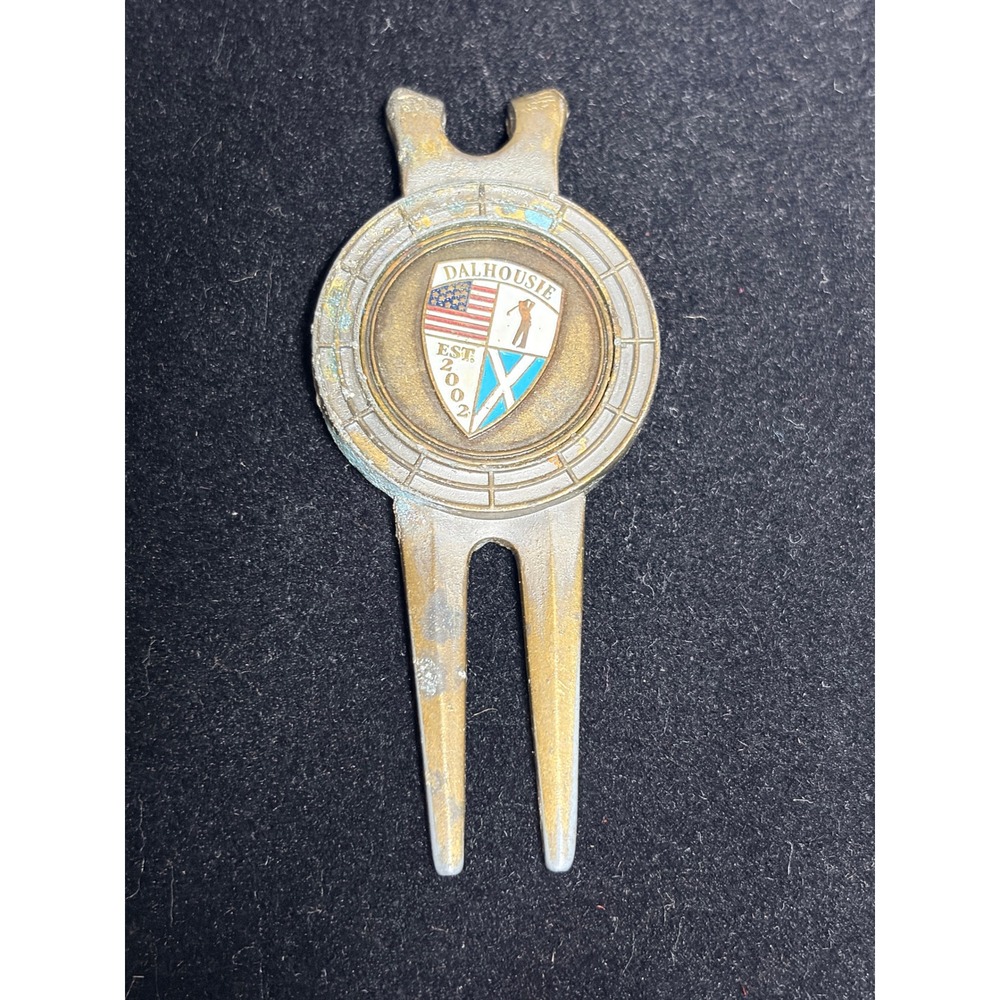 Dalhousie Golf Club Divot Repair Tool Mobile Pro Shop Tourn Collection Metal